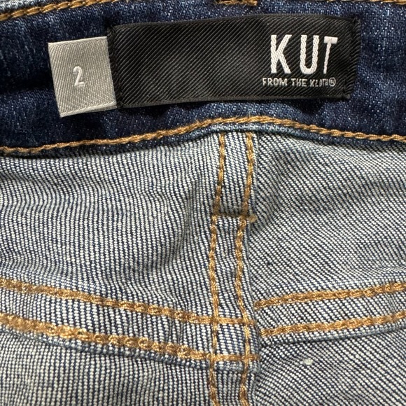 Kut From The Kloth Catherine Fab Ab Boyfriend Jeans 2 High Rise Dark KP1477MA2 - Picture 5 of 16